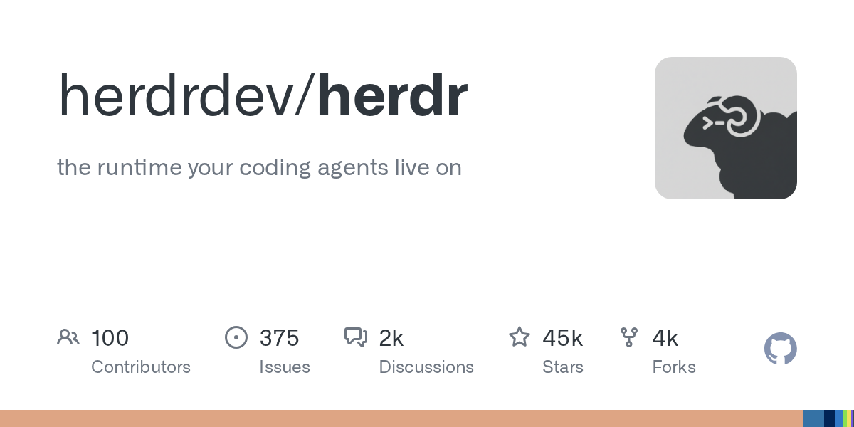 herdrdev/herdr on GitHub